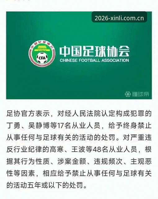 解读中国足协第三批禁足名单：从行业震荡到规则重构的完整指南